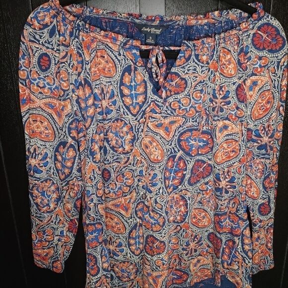 Lucky Brand Popover Paisley Print - Picture 11 of 14